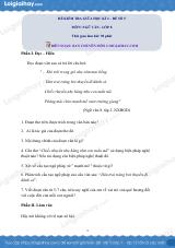Đề thi giữa kì 2 Văn 8 - Đề số 5